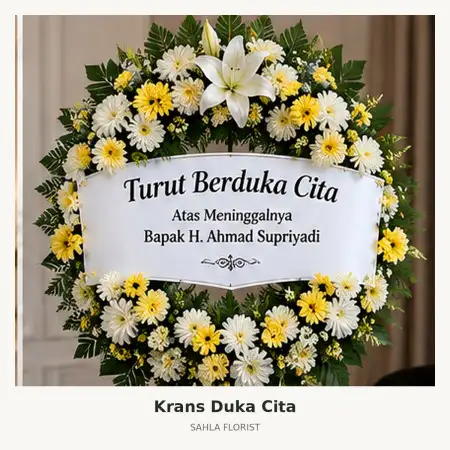Krans Bunga Duka Rs Eka Hospital Cibubur